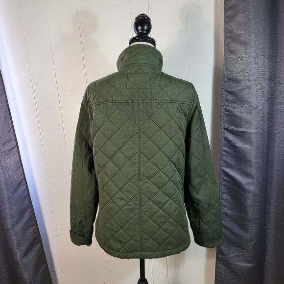 VINEYARD VINES Olive Green Quilted Heavy Outdoor Jacket Size Medium - Picture 3 of 3